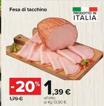 Carrefour Fesa di tacchino offerta