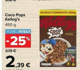 Carrefour Coco Cereali Kelloggs offerta