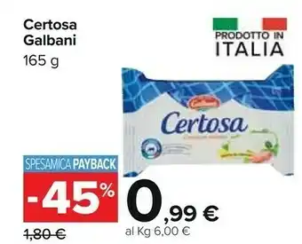 Carrefour Galbani Certosa offerta