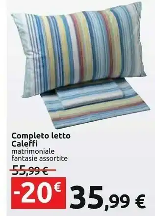 Carrefour Caleffi Completo Letto offerta