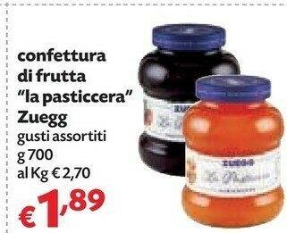 Pam Zuegg Confettura Di Frutta La Pasticcera offerta
