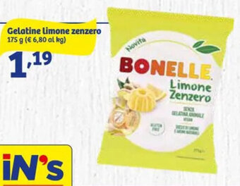 In'S Mercato Gelatine limone zenzero 175 g offerta