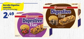 Barrette Digestive assortite 140 g