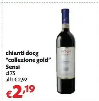 Pam Sensi Chianti DOCG Collezione Gold offerta