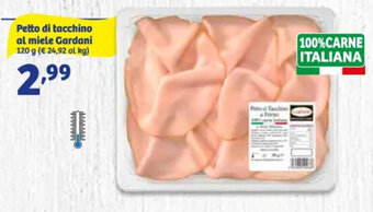 Petto di tacchino al miele Gardani 120 g