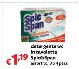 Spic & Span Detergente Wc In Tavoletta