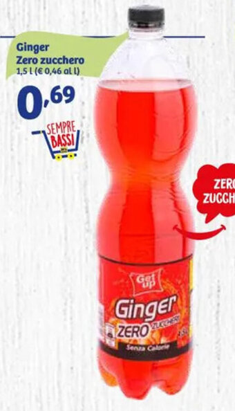 In'S Mercato Ginger Zero zucchero 1,5 l offerta
