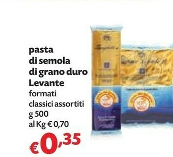 Pam Levante Pasta Di Semola Di Grano Duro offerta