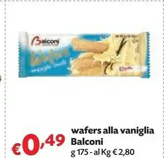 Pam Balconi Wafer offerta