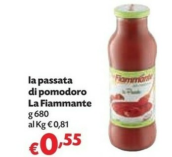 Pam La Fiammante - Passata di Pomodoro Premium 680 g(ml) offerta