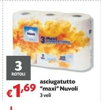 Pam Nuvoli Asciugatutto Maxi offerta