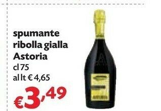 Pam Astoria Spumante Ribolla Gialla offerta