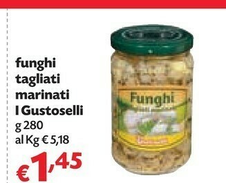 Pam I gustoselli Funghi Tagliati Marinati offerta