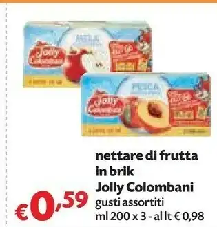 Jolly colombani Nettare Di Frutta In Brik