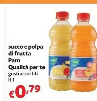 Pam Bertoncello Pam Succo E Polpa Di Frutta offerta