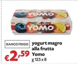 Pam Yomo Yogurt Magro Frutta 1000 G(ml) offerta
