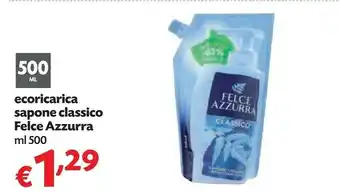 Pam Felce Azzurra Ecoricarica Sapone Classico offerta