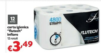 Pam Infiore Carta Igienica Flutech offerta