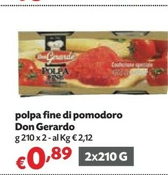 Pam Don gerardo Polpa Fine Di Pomodoro offerta