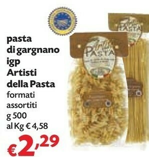 Pam Artisti Della Pasta - Pasta Di Gargnano Igp offerta