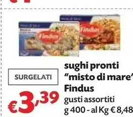 Pam Findus Findus - Misto di Mare Cozze e Vongole 400 g(ml) offerta