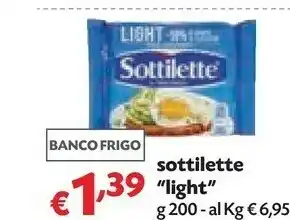Pam Mondelez - Sottilette Le Originali Light 200 g(ml) offerta