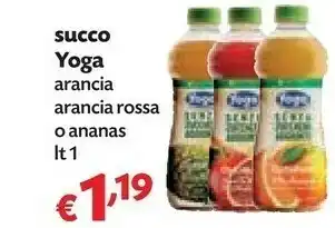 Pam Yoga Succo Arancia Rossa 1000 G(ml) offerta