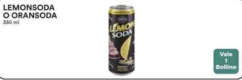 Coop LEMONSODA O ORANSODA 330 ml offerta