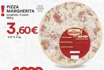 Coop PIZZA MARGHERITA surgelata, 3 pezzi, 885g offerta