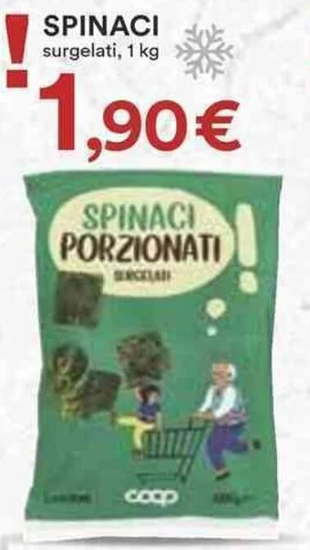 Coop SPINACI surgelati, 1 kg offerta
