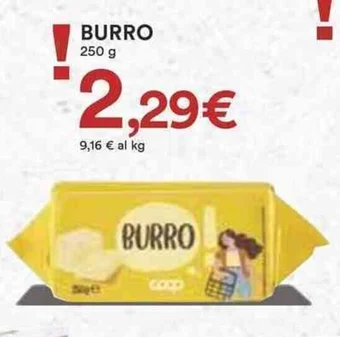 Coop BURRO 250 g offerta