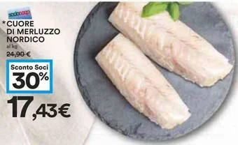 Coop CUORE DI MERLUZZO NORDICO offerta