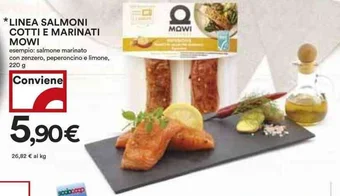Coop LINEA SALMONI COTTI E MARINATI MOWI 220g offerta