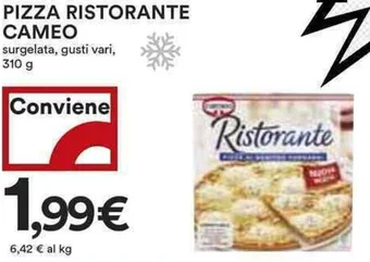 Coop PIZZA RISTORANTE CAMEO surgelata, gusti vari, 310g offerta