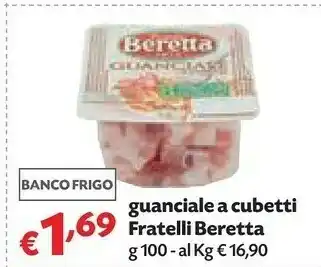Pam Beretta Beretta - Guanciale a Cubetti 100 g(ml) offerta