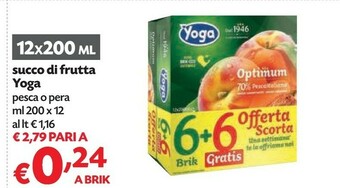 Pam Yoga succhi offerta