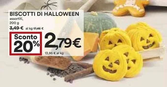 Coop BISCOTTI DI HALLOWEEN assortiti, 200 g offerta