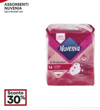 Coop ASSORBENTI NUVENIA tipi e formati vari offerta