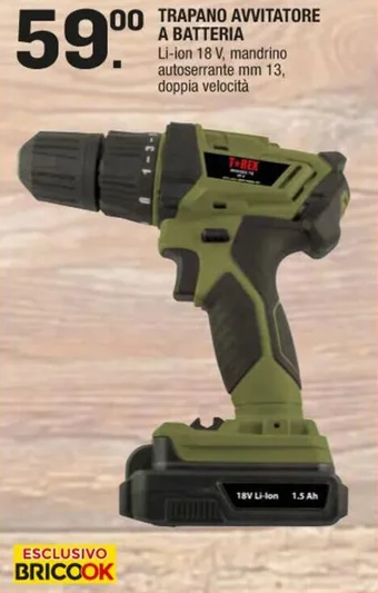 TRAPANO AVVITATORE A BATTERIA
