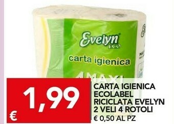 TuoDi Evelyn Carta Igienica Ecolabel Riciclata offerta