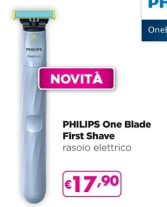 PHILIPS One Blade First Shave rasoio elettrico