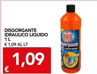 Pratic Disorgante Idraulico Liquido 1000 Ml