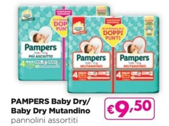 Saponi e profumi PAMPERS Baby Dry/ Baby Dry Mutandino pannolini assortiti offerta