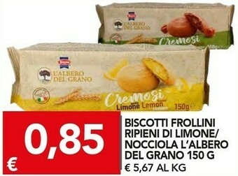 Del grano Biscotti Frollini Ripieni Di Limone