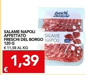 TuoDi I freschi del borgo Salame Napoli Affettato offerta
