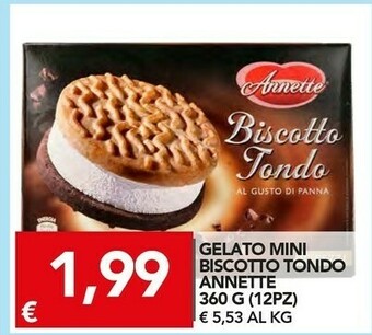 TuoDi Annette Gelato Mini Biscotto Tondo 360 G offerta