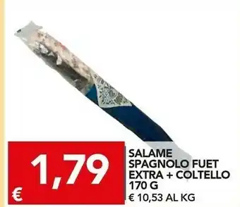 Salame Spagnolo Fuet Extra + Coltello