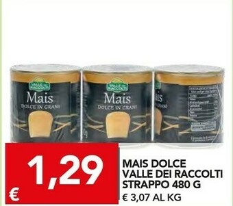 TuoDi Valle dei raccolti Mais Dolce Strappo offerta