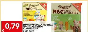 TuoDi Parmareggio Snack L'abc Della Merenda Plumcake offerta