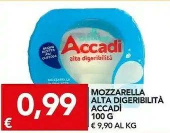 TuoDi Granarolo Mozzarella Alta Digeribilità Accadì offerta